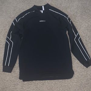 Black Adidas Crewneck Sweatshirt